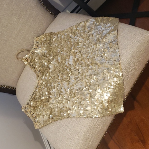 P.A.R.O.S.H. Sequin Top Size Large - Picture 3 of 5